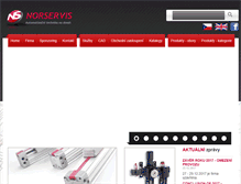 Tablet Screenshot of norservis.cz
